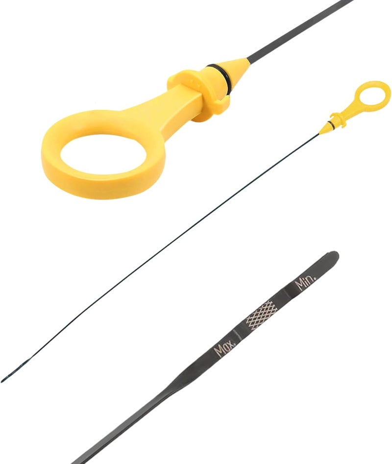 Tecledsn Engine Oil Dipstick, Car Engine Oil Dipstick Replacement OEM#06H-115-611E Fit for Audi 2.0 Engine A3 A4 A5 A6 Q3 Q5 TT - Image 1